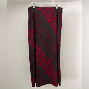 1990s-Y2K Eci New York Bold Patterned Maxi Skirt